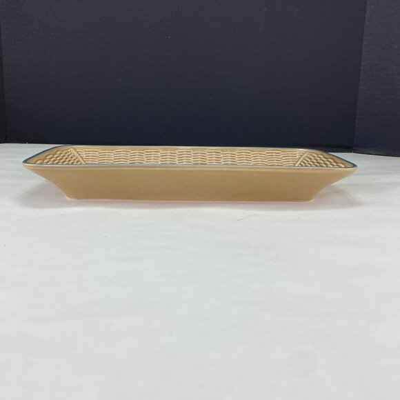 Vintage Pfaltzgraff Folk Art Bread Basket Tray - Picture 5 of 12